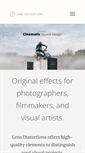 Mobile Screenshot of lensdistortions.com